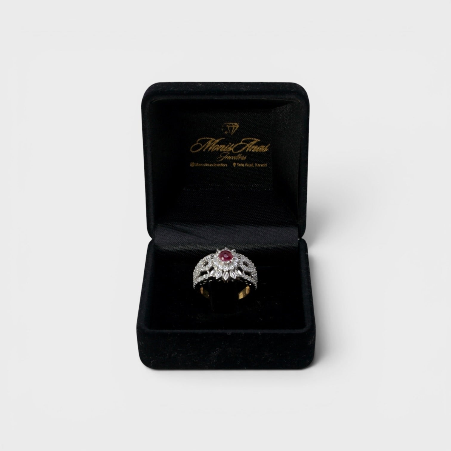 Ruby Petal Bloom Ring