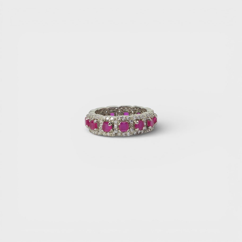 Ruby Eternity Band Ring