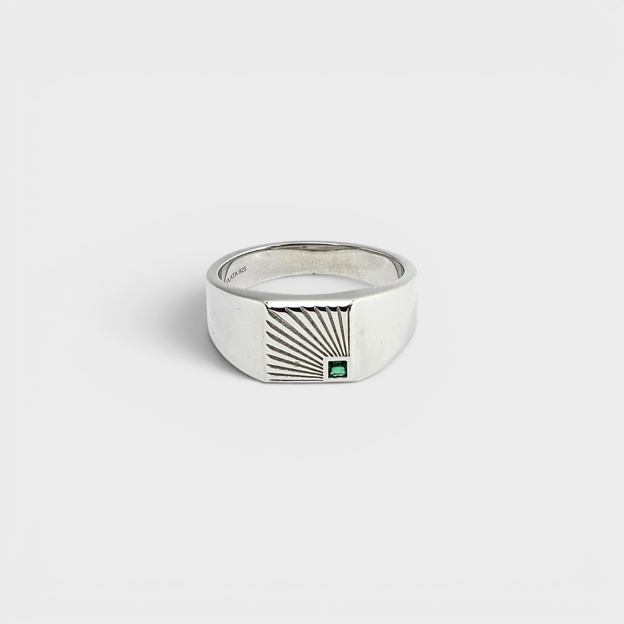 Silver Sunburst Ring