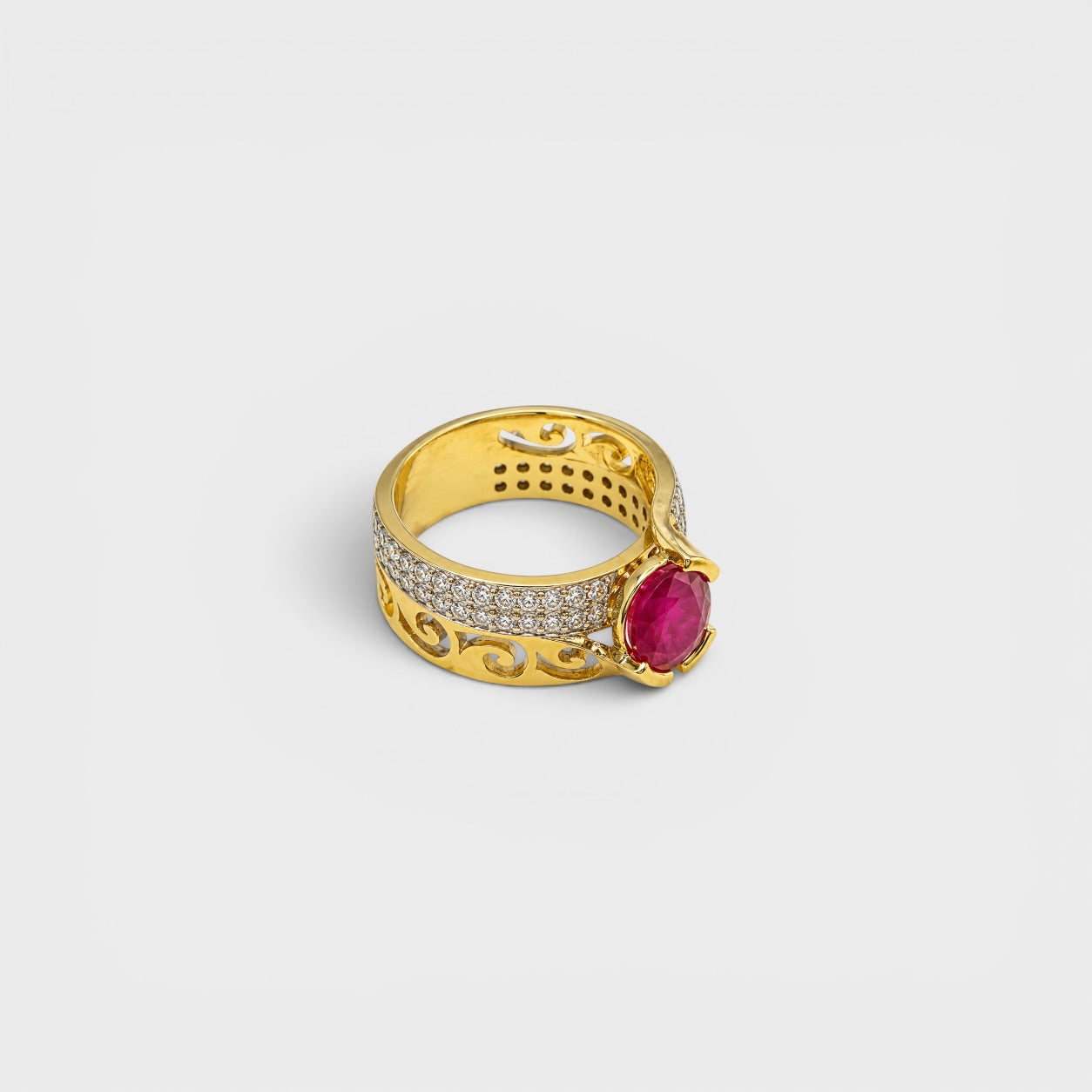 Ruby Fleur Ring