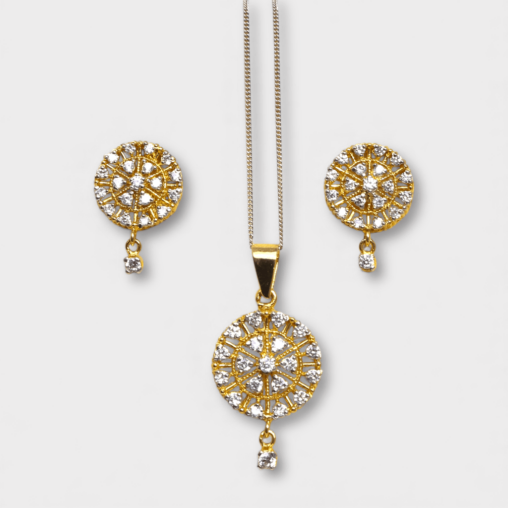 Mandala Drop Set - Monis Anas Jewellers