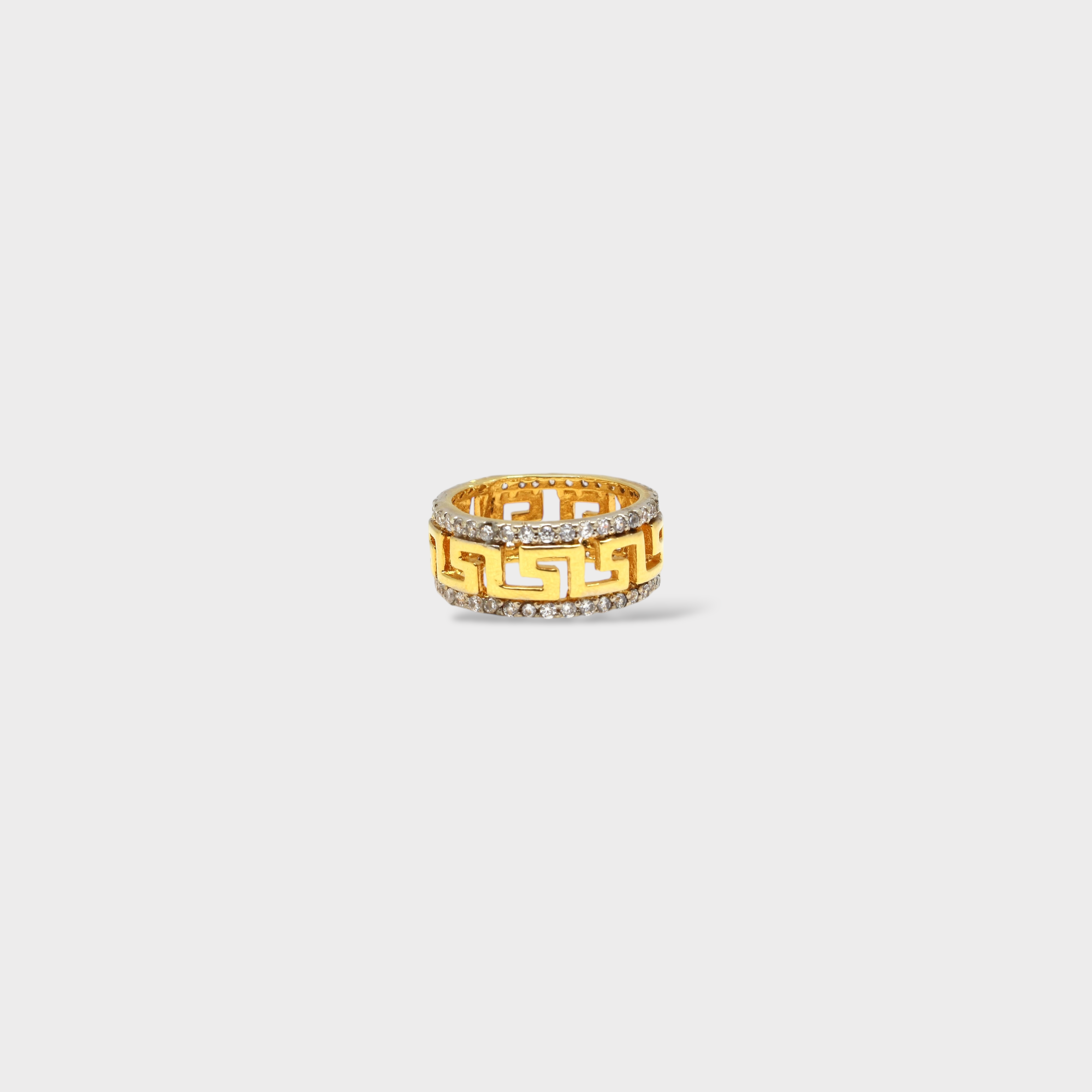 Greek Key Eternity Band