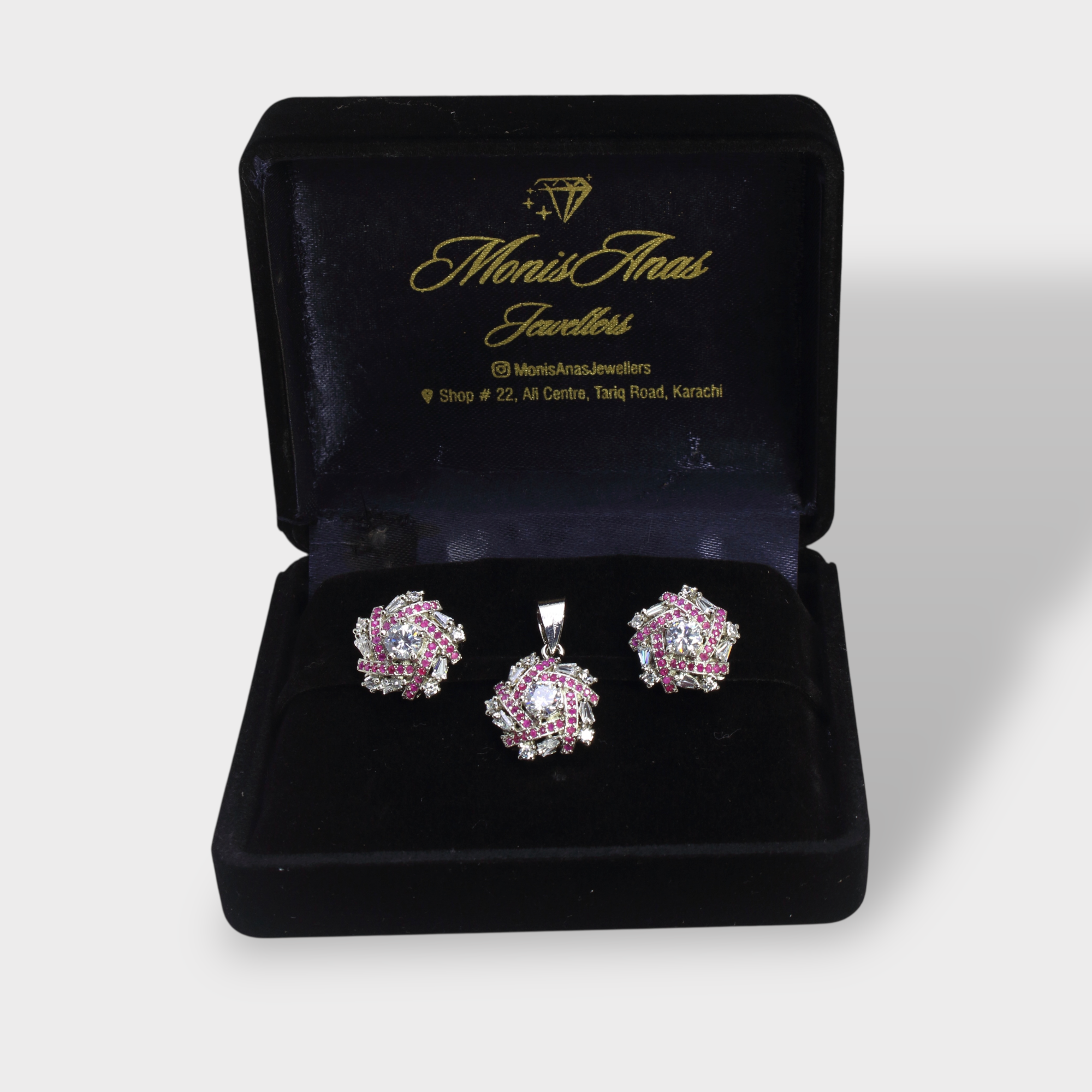 Ruby Royale Cluster Set