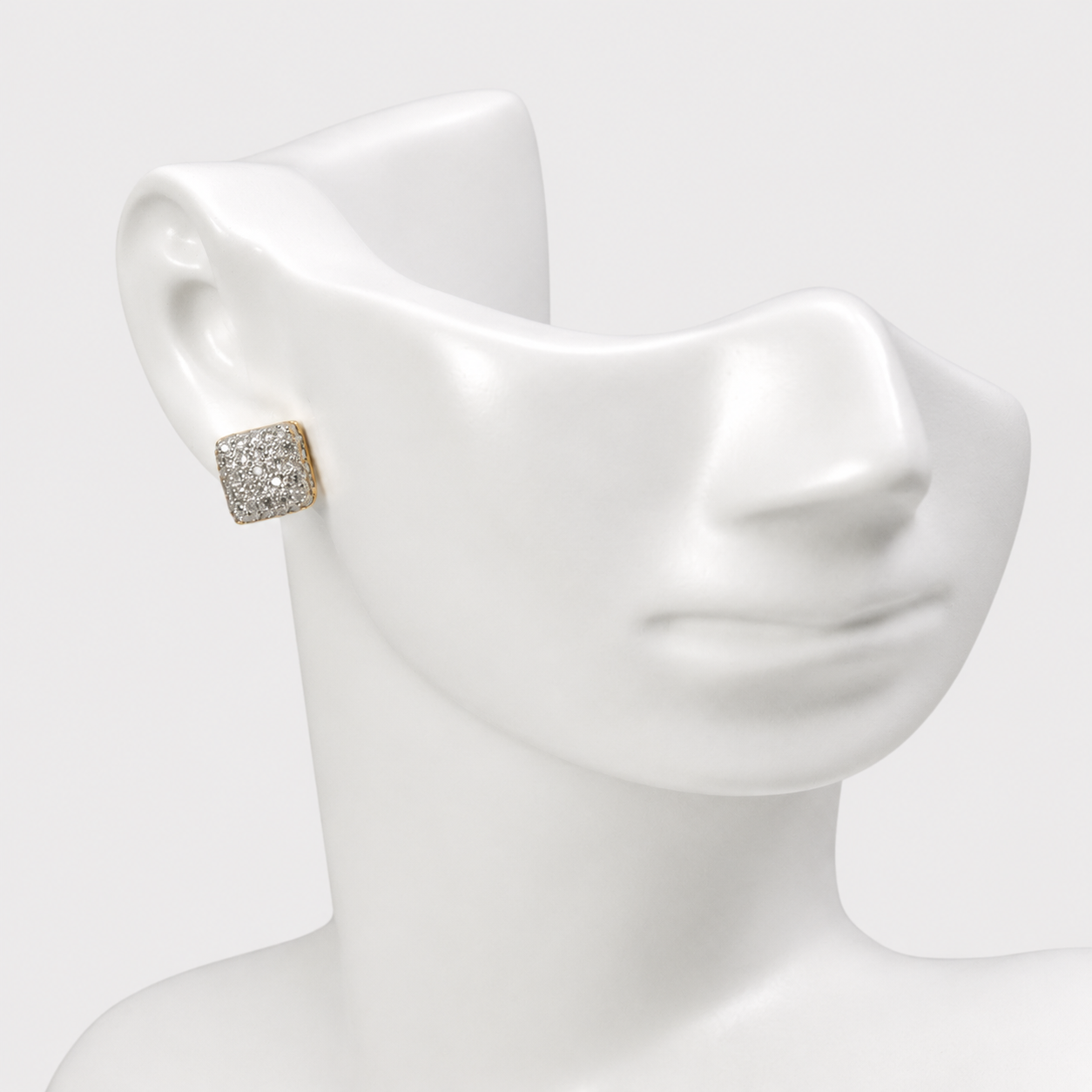 Crystal Square Studs