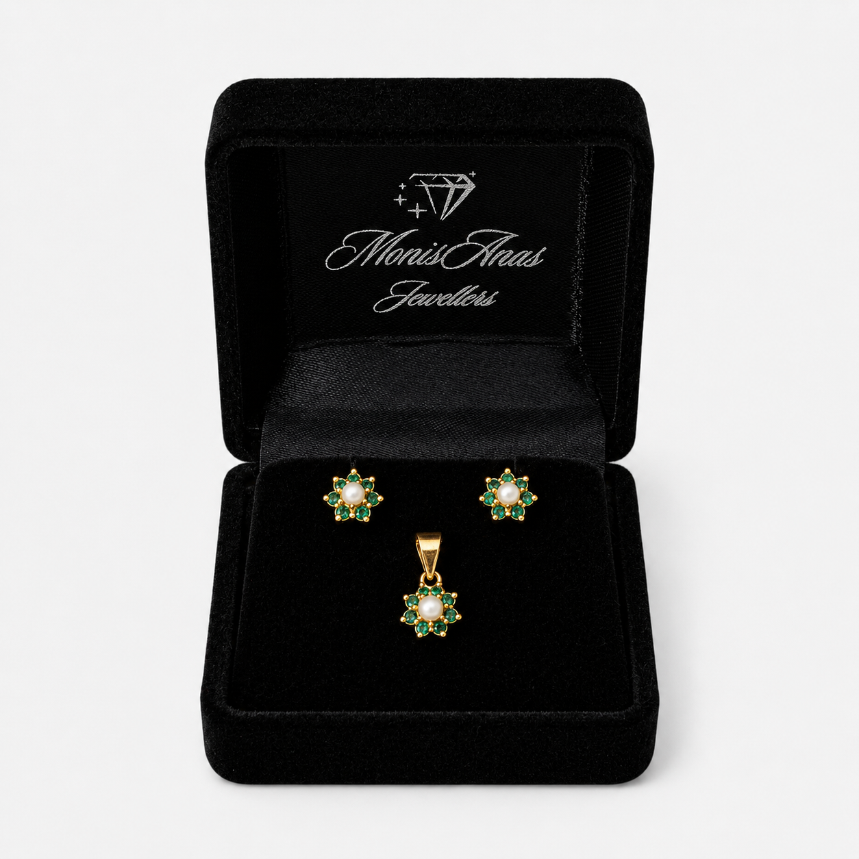 Emerald Daisy Mini Set