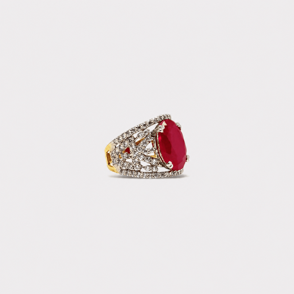 Blood Empress Ruby Ring - Monis Anas Jewellers