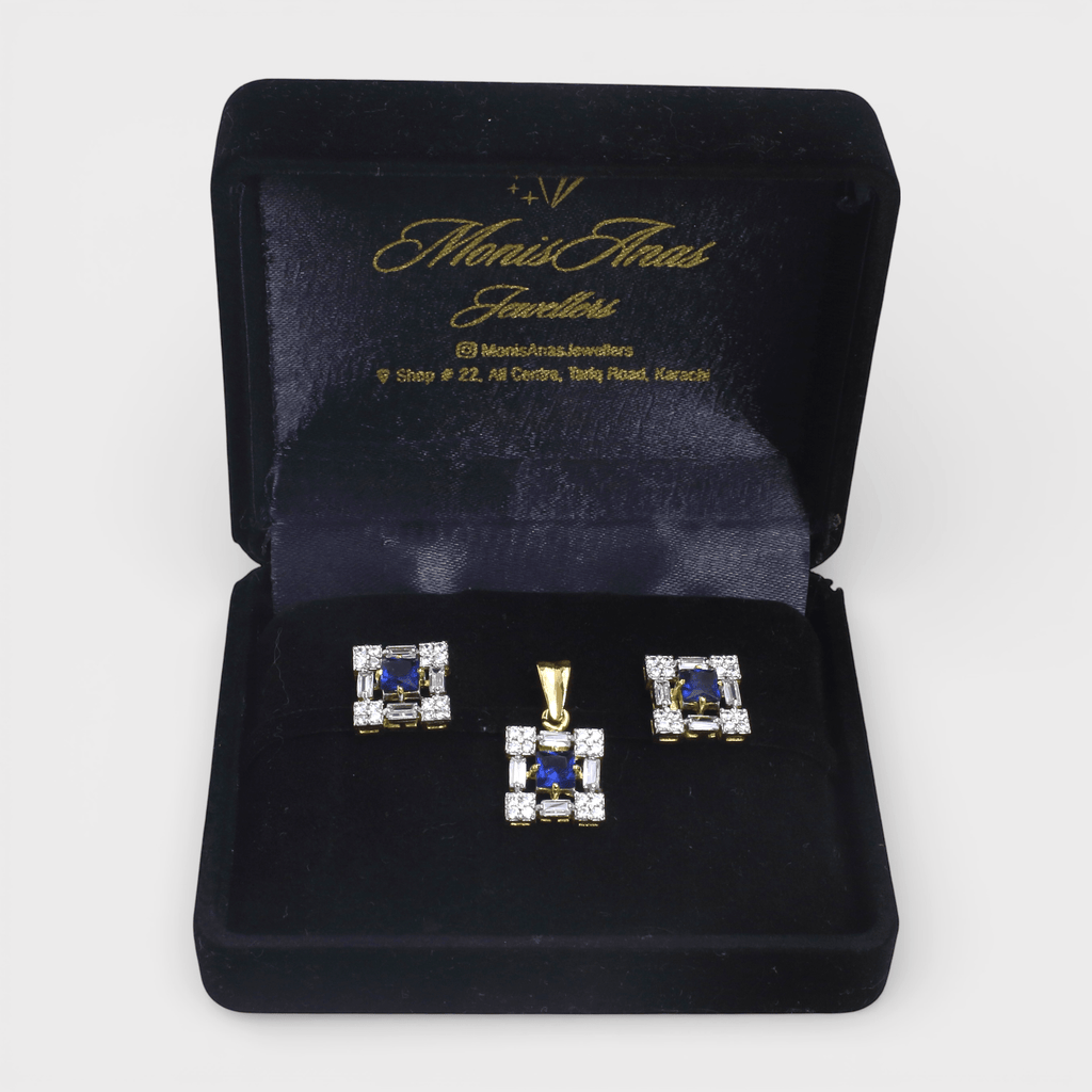 Blue Deco Set - Monis Anas Jewellers