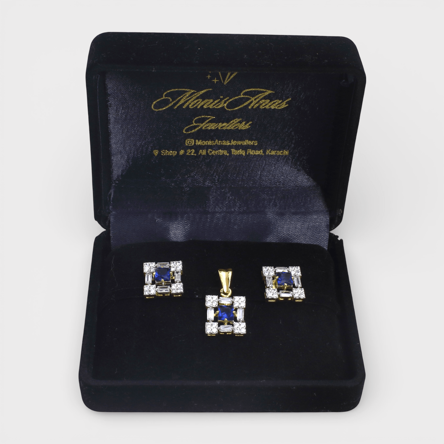 Blue Deco Set - Monis Anas Jewellers