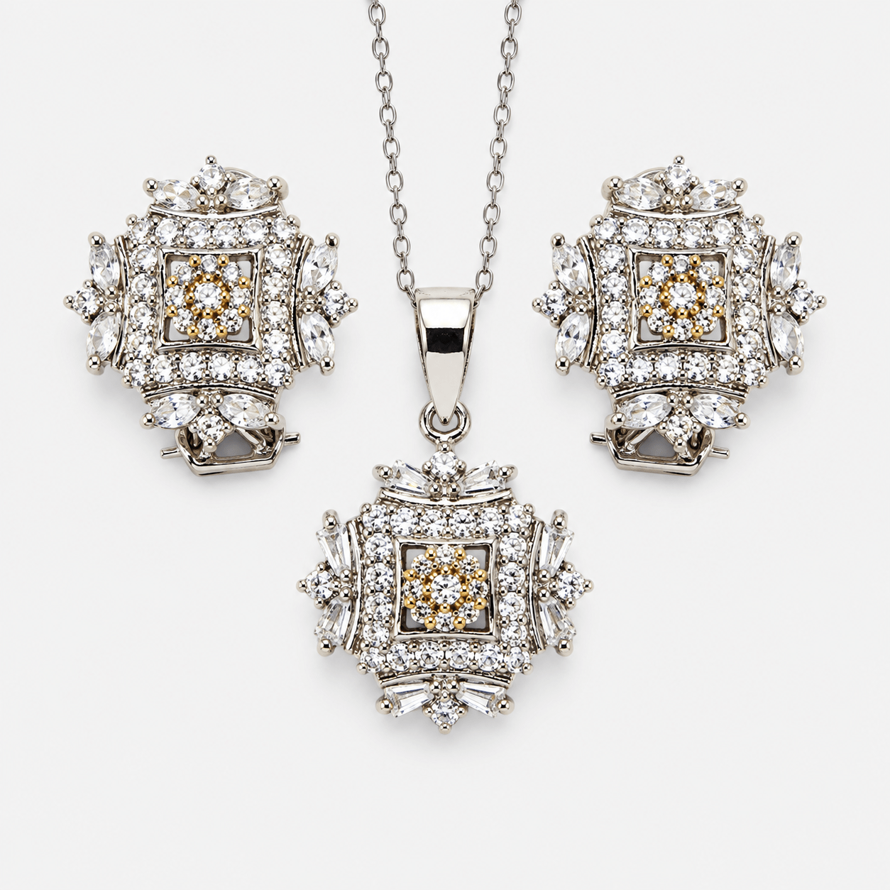 Celestial Starburst Suite - Monis Anas Jewellers