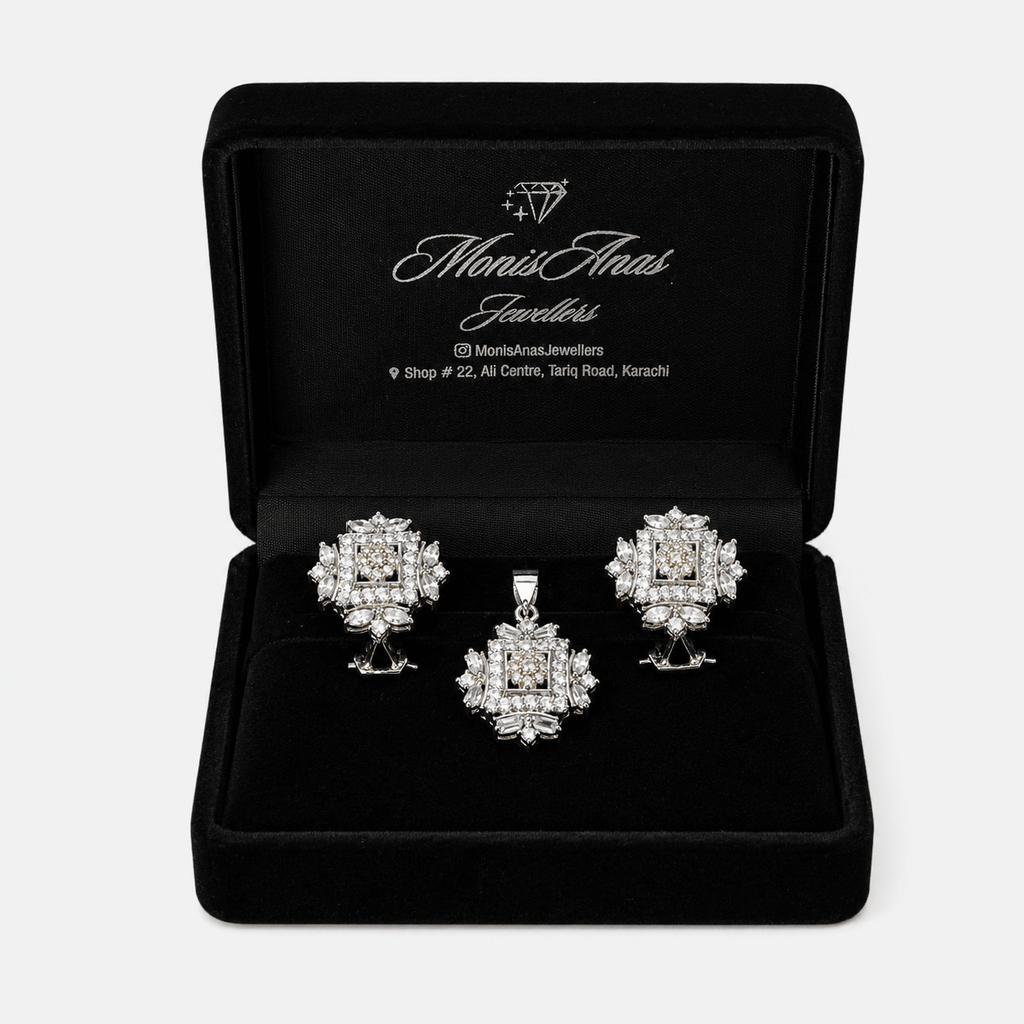 Celestial Starburst Suite - Monis Anas Jewellers
