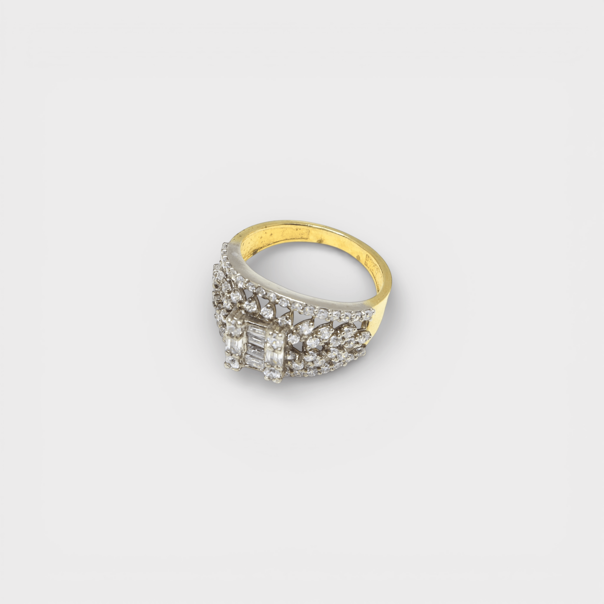 Crystal Cascade Ring - Monis Anas Jewellers