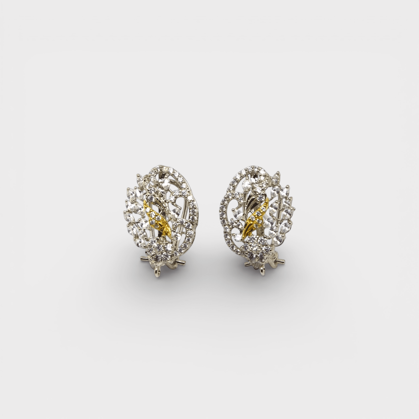 Crystal Comet Studs - Monis Anas Jewellers