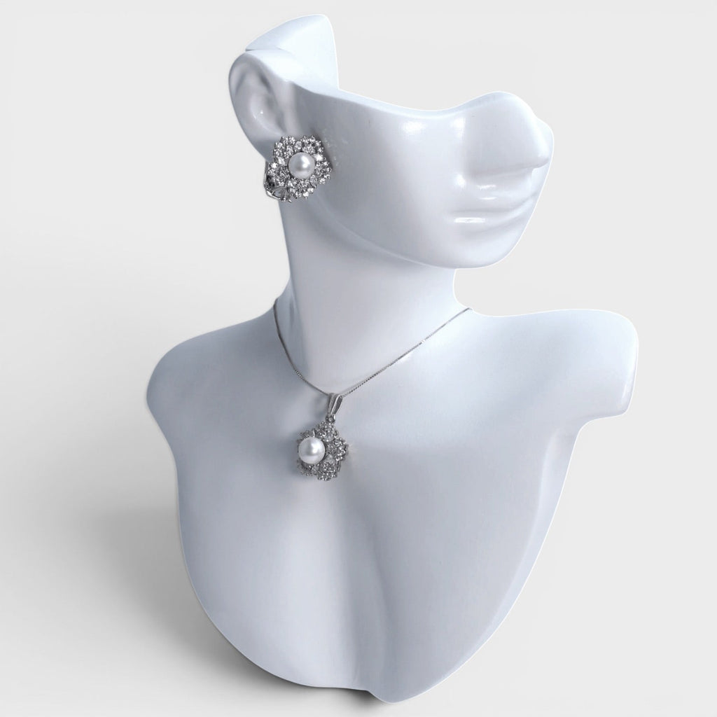 Eternal Pearl Blossom Suite - Monis Anas Jewellers