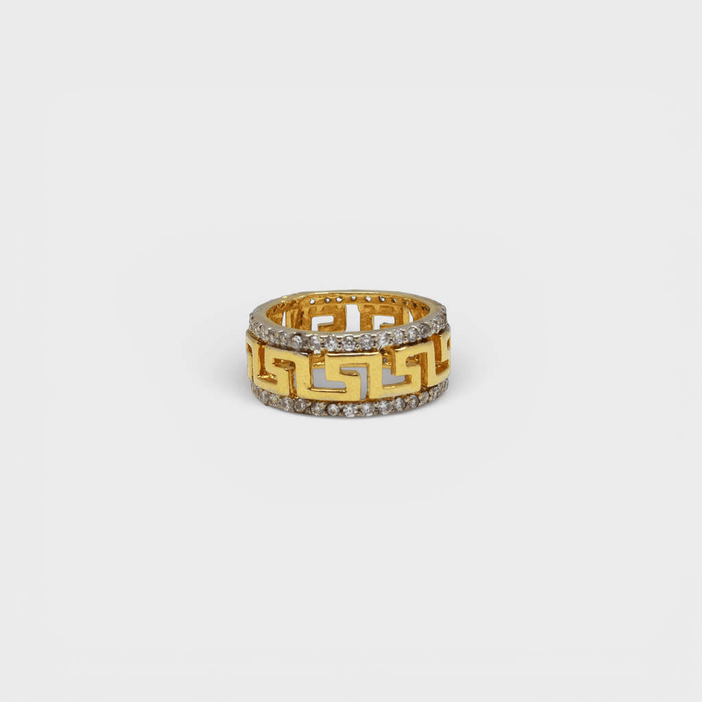 Greek Key Eternity Band - Monis Anas Jewellers