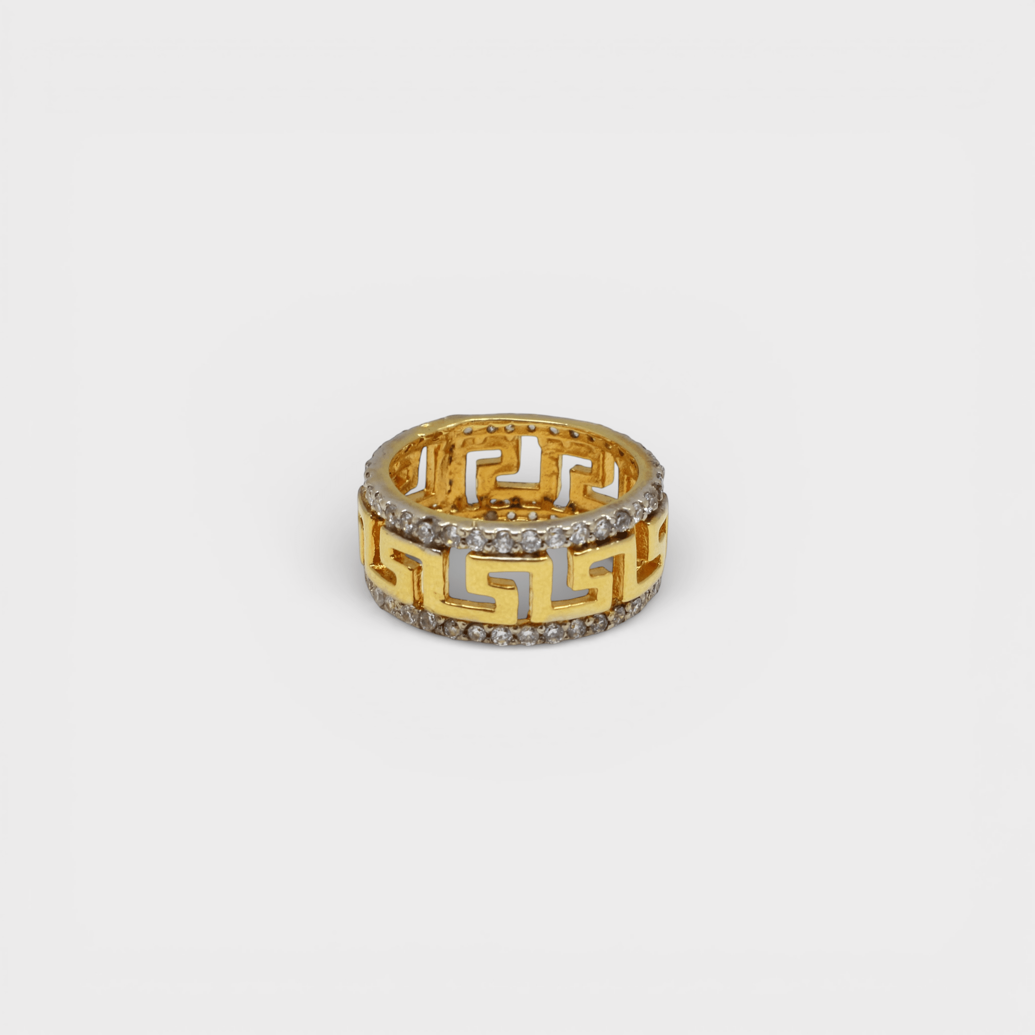 Greek Key Eternity Band - Monis Anas Jewellers