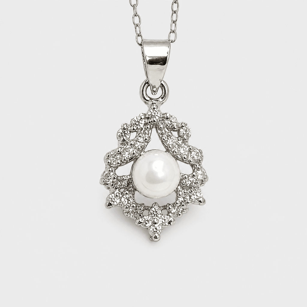 Ivory Halo Set - Monis Anas Jewellers