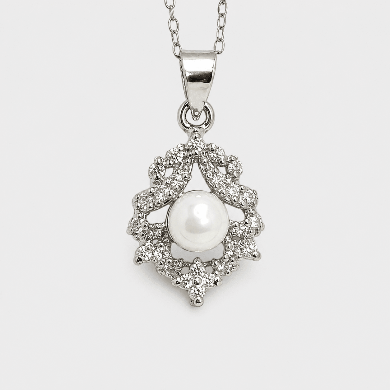 Ivory Halo Set - Monis Anas Jewellers