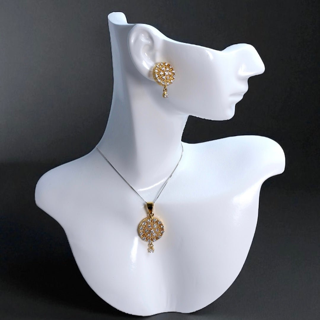 Mandala Drop Set - Monis Anas Jewellers