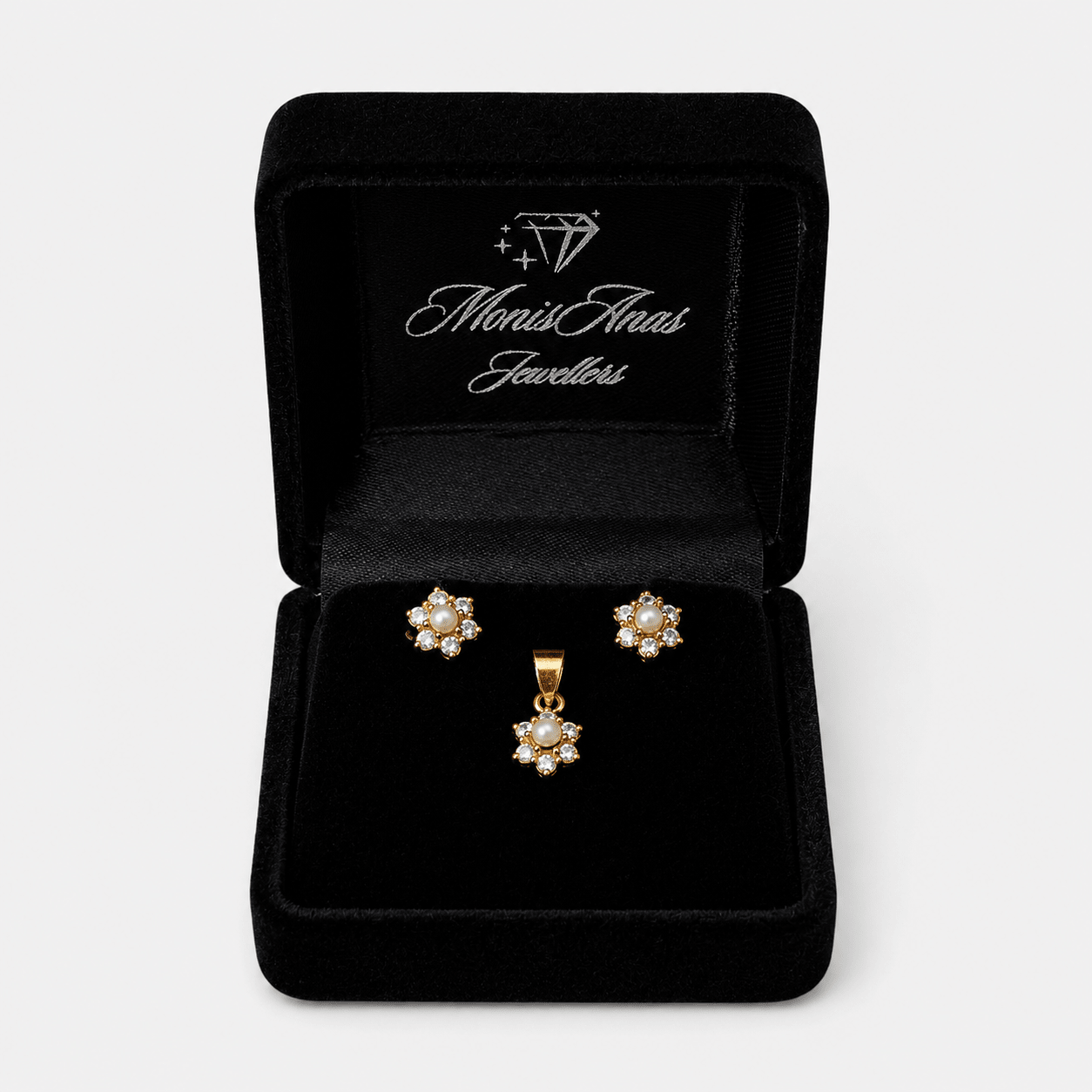 Pearl Daisy Mini Set - Monis Anas Jewellers