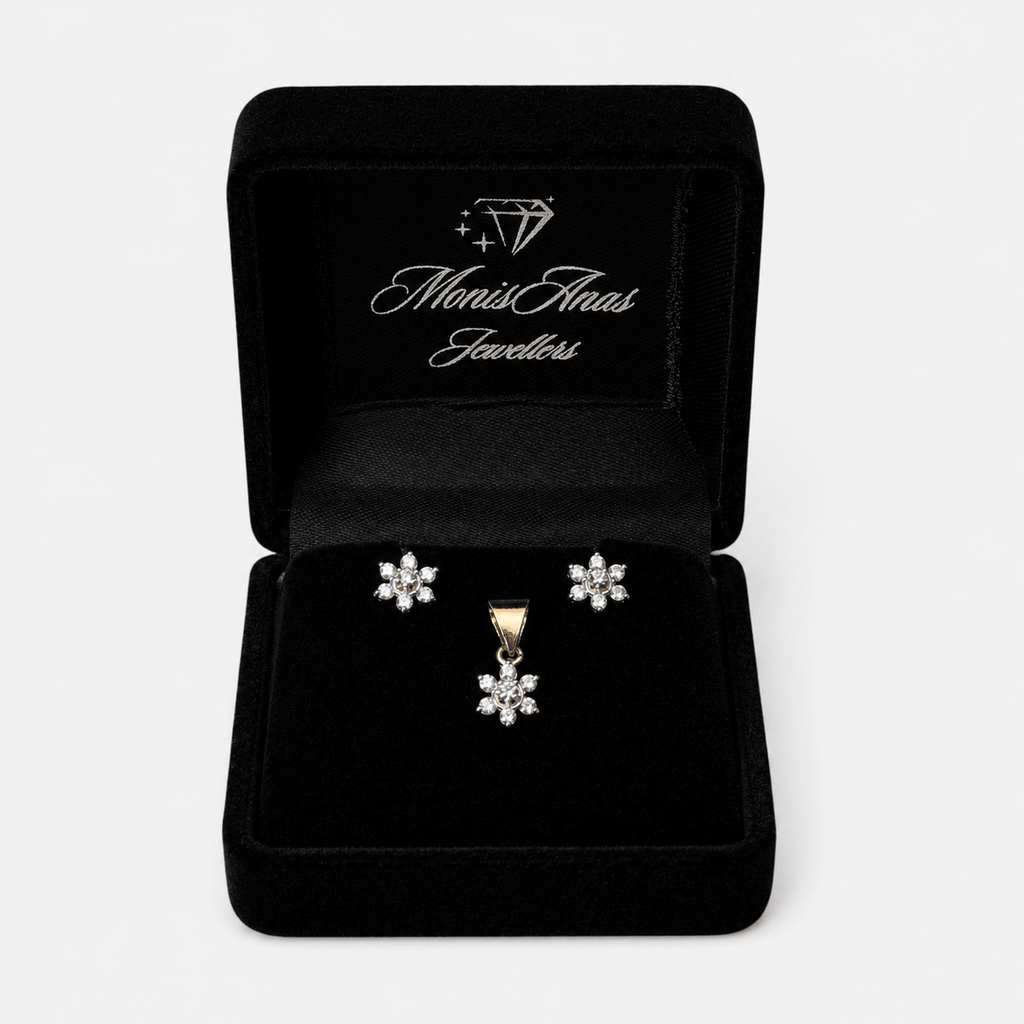 Petal Pendant Mini Set - Monis Anas Jewellers