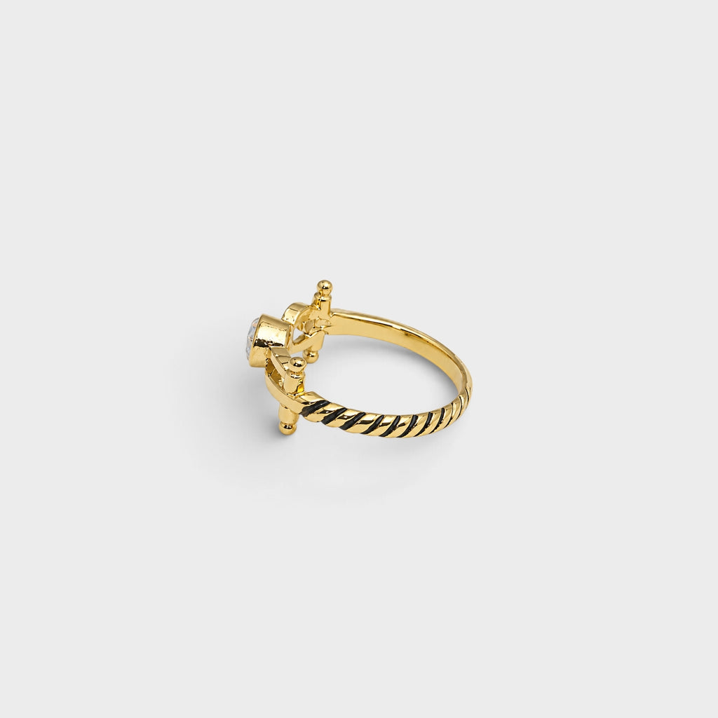 Opal Link Ring