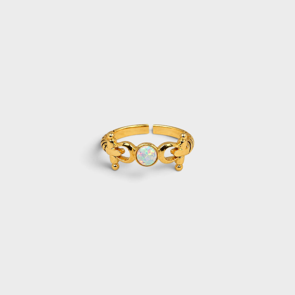 Opal Link Ring