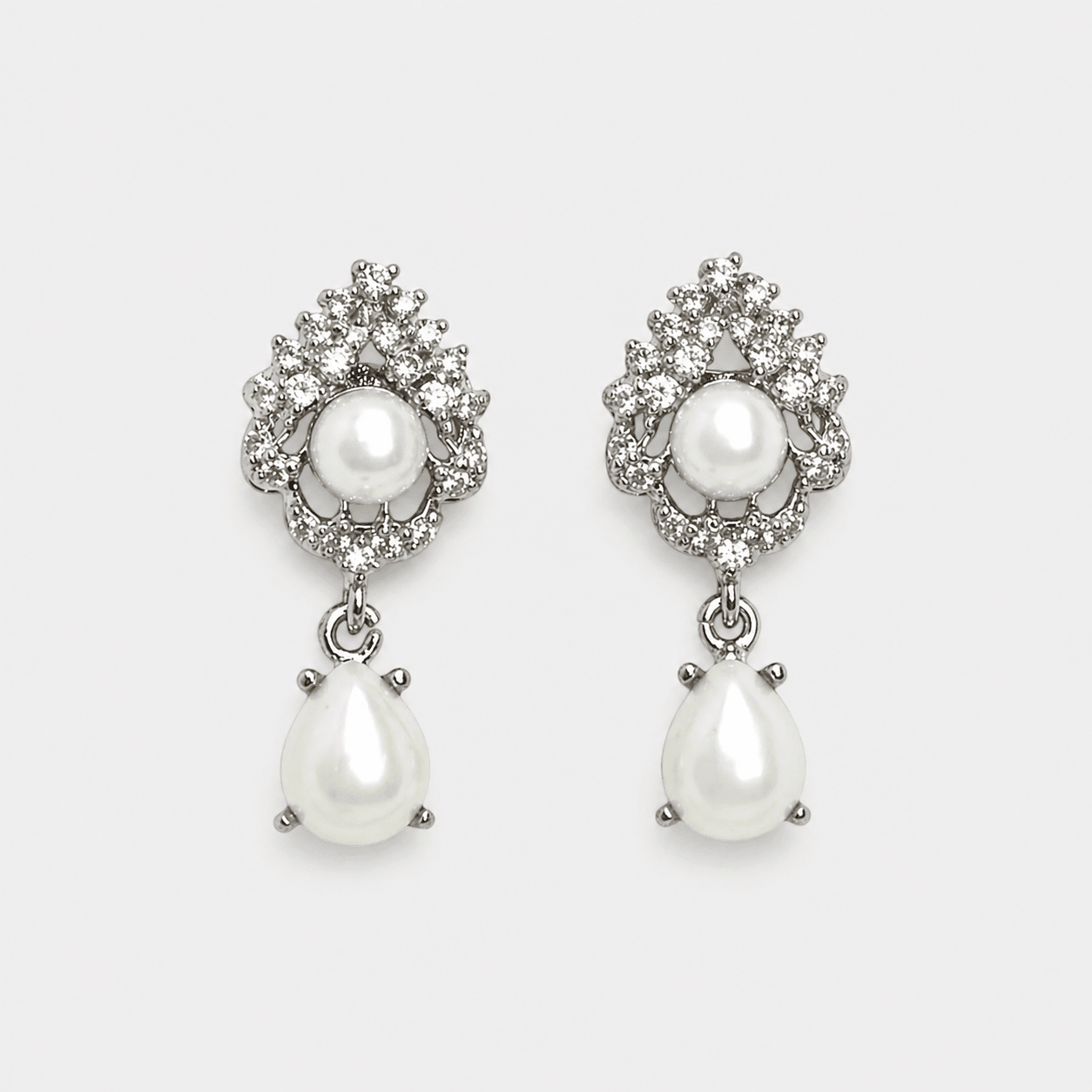 Royal Pearl Drop Set - Monis Anas Jewellers