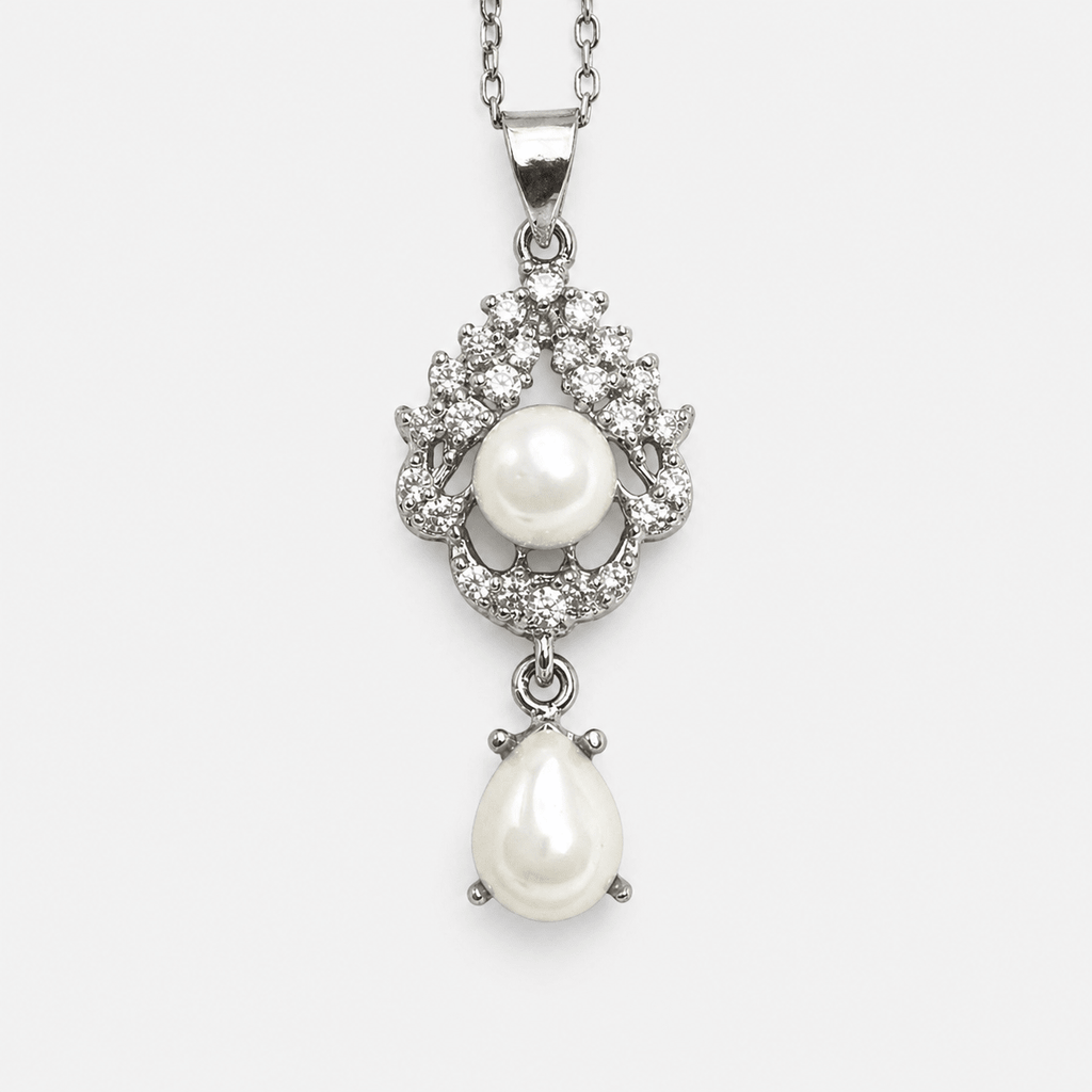 Royal Pearl Drop Set - Monis Anas Jewellers