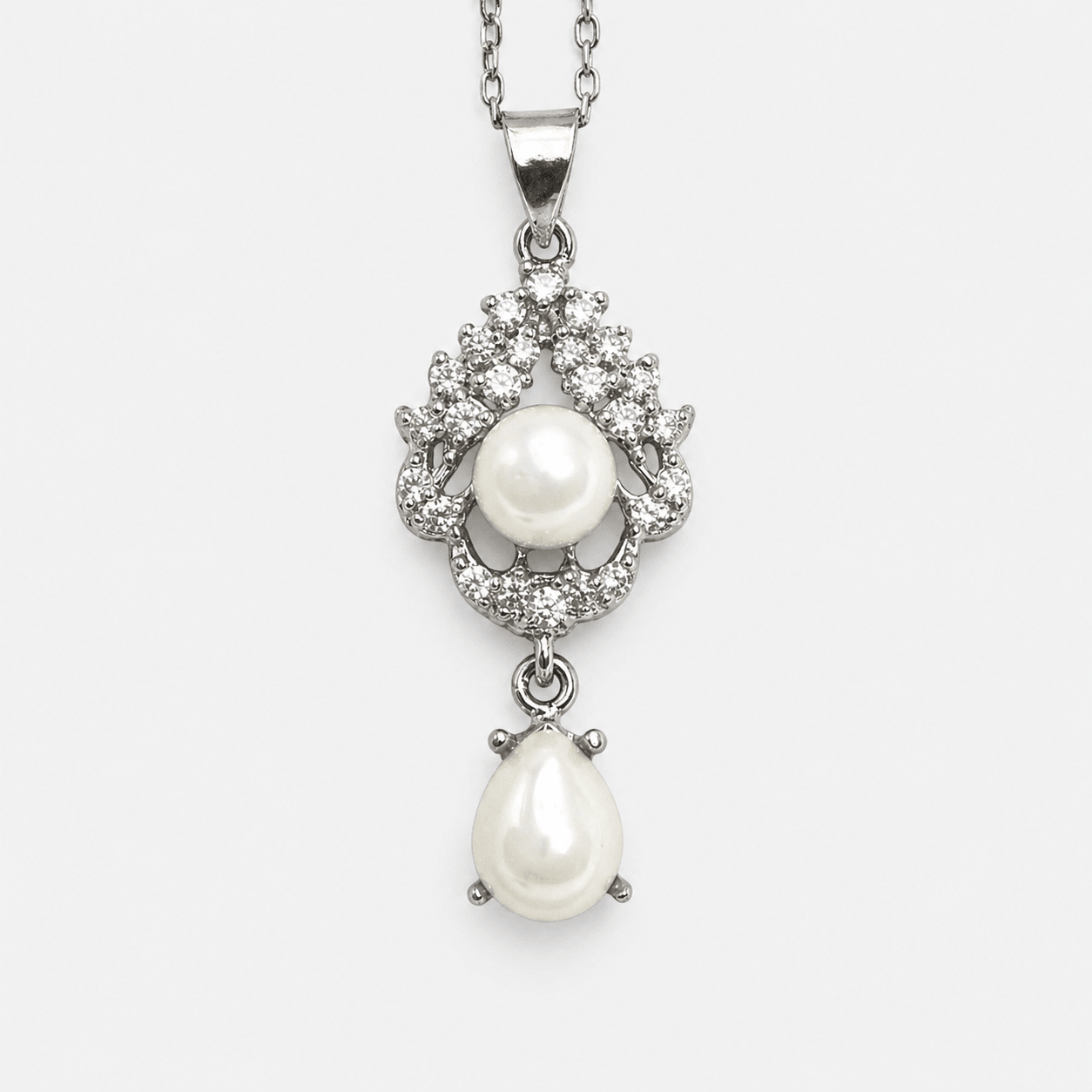 Royal Pearl Drop Set - Monis Anas Jewellers