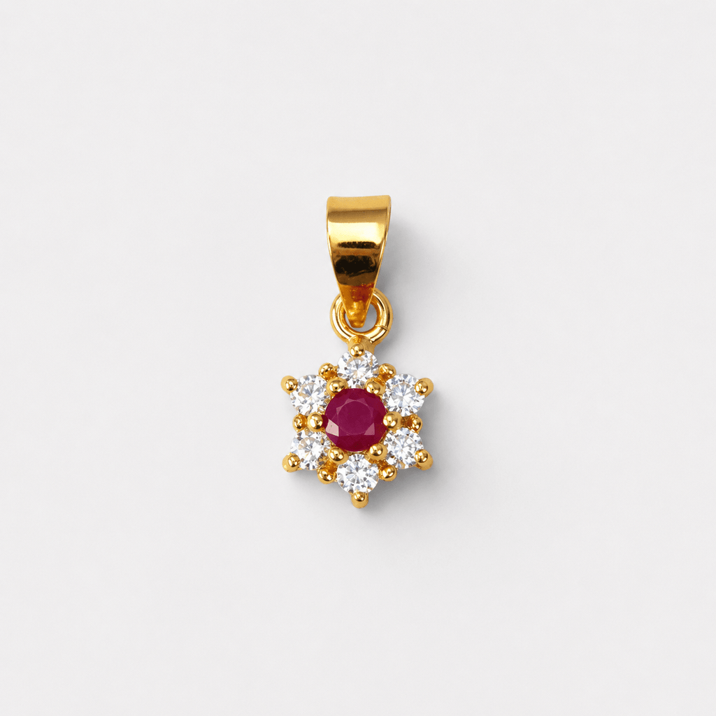 Ruby Daisy Mini Set - Monis Anas Jewellers