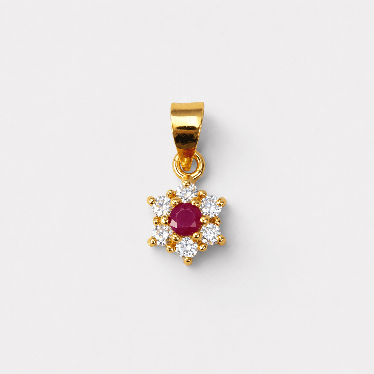 Ruby Daisy Mini Set - Monis Anas Jewellers