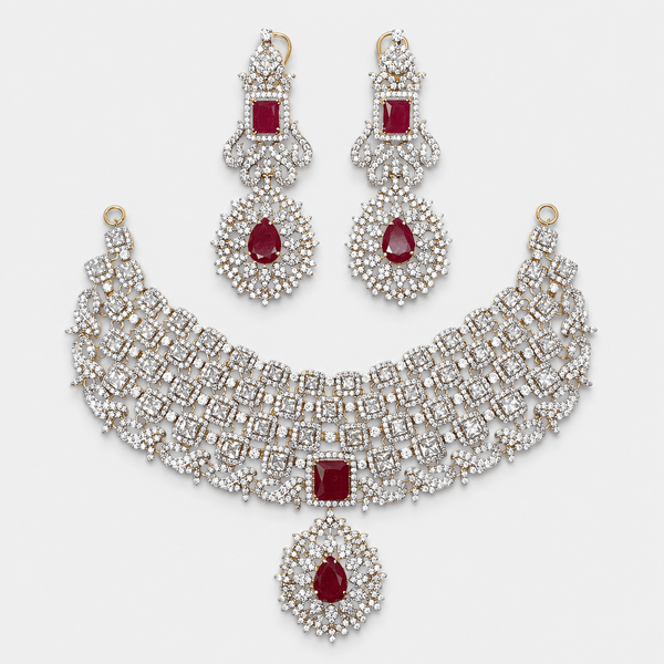 Ruby Empress Bridal Set