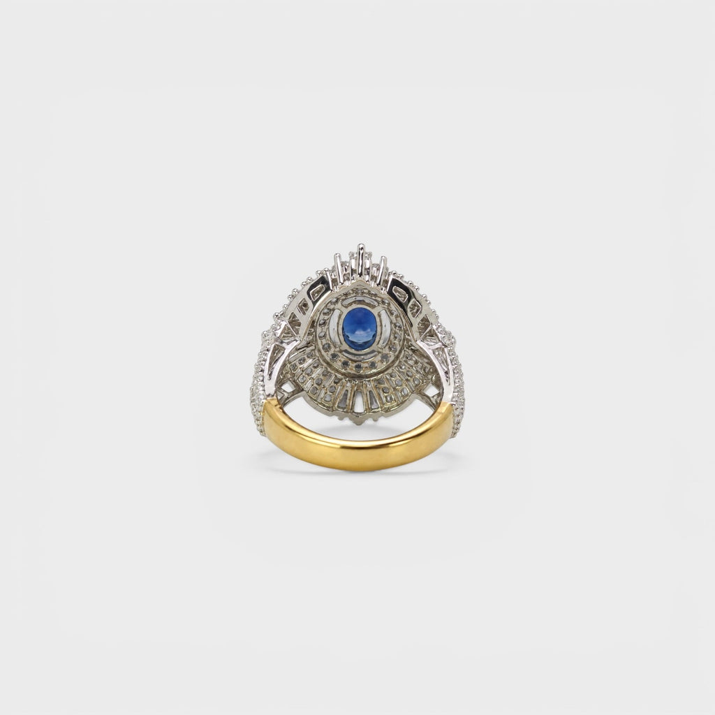 Sapphire Ballerina Ring - Monis Anas Jewellers