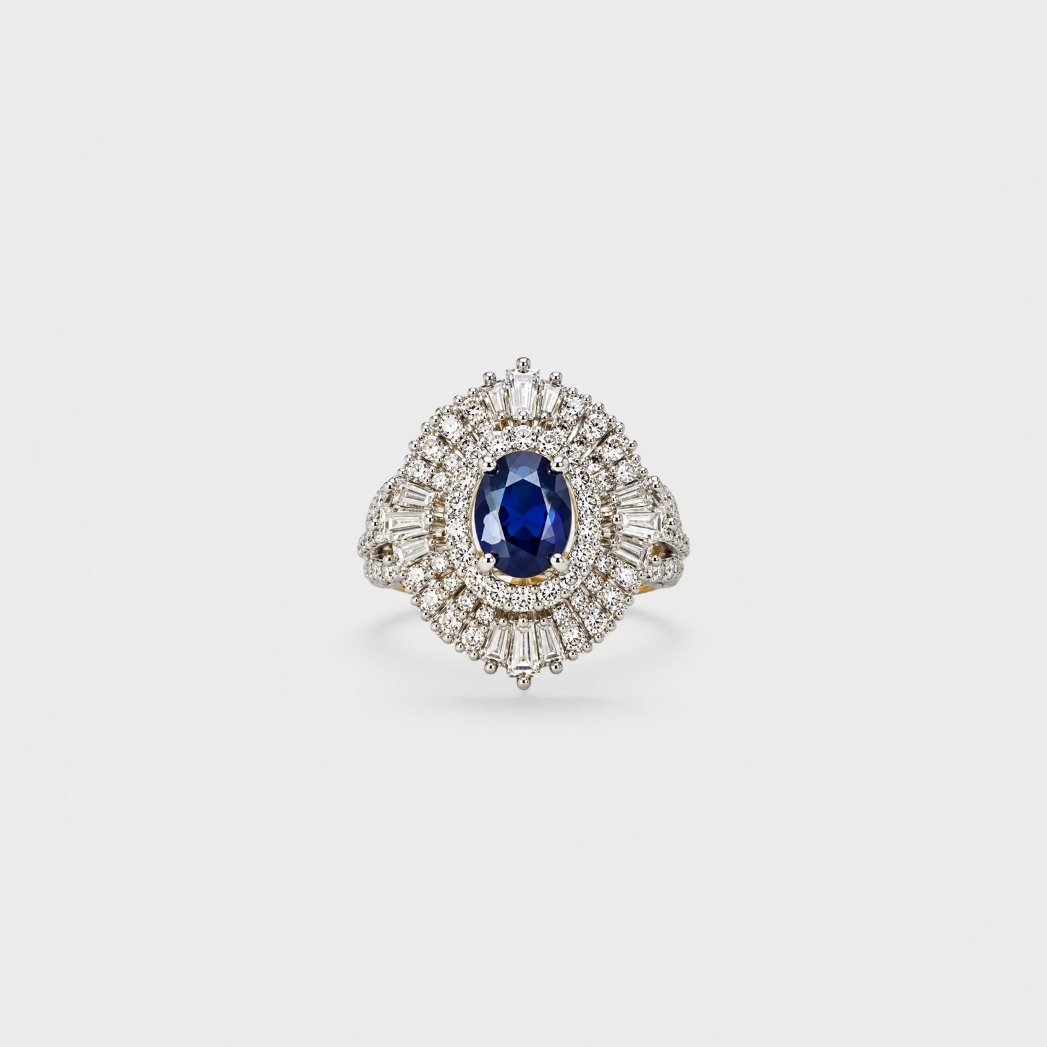 Sapphire Ballerina Ring - Monis Anas Jewellers
