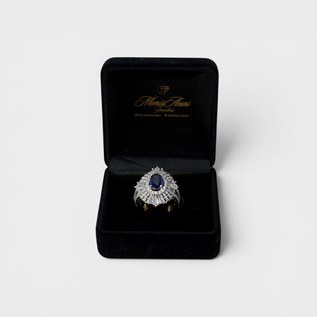 Sapphire Ballerina Ring - Monis Anas Jewellers