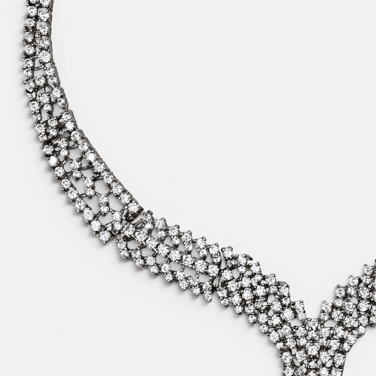 Sapphire Leaf Bridal Necklace & Earring Set - Monis Anas Jewellers