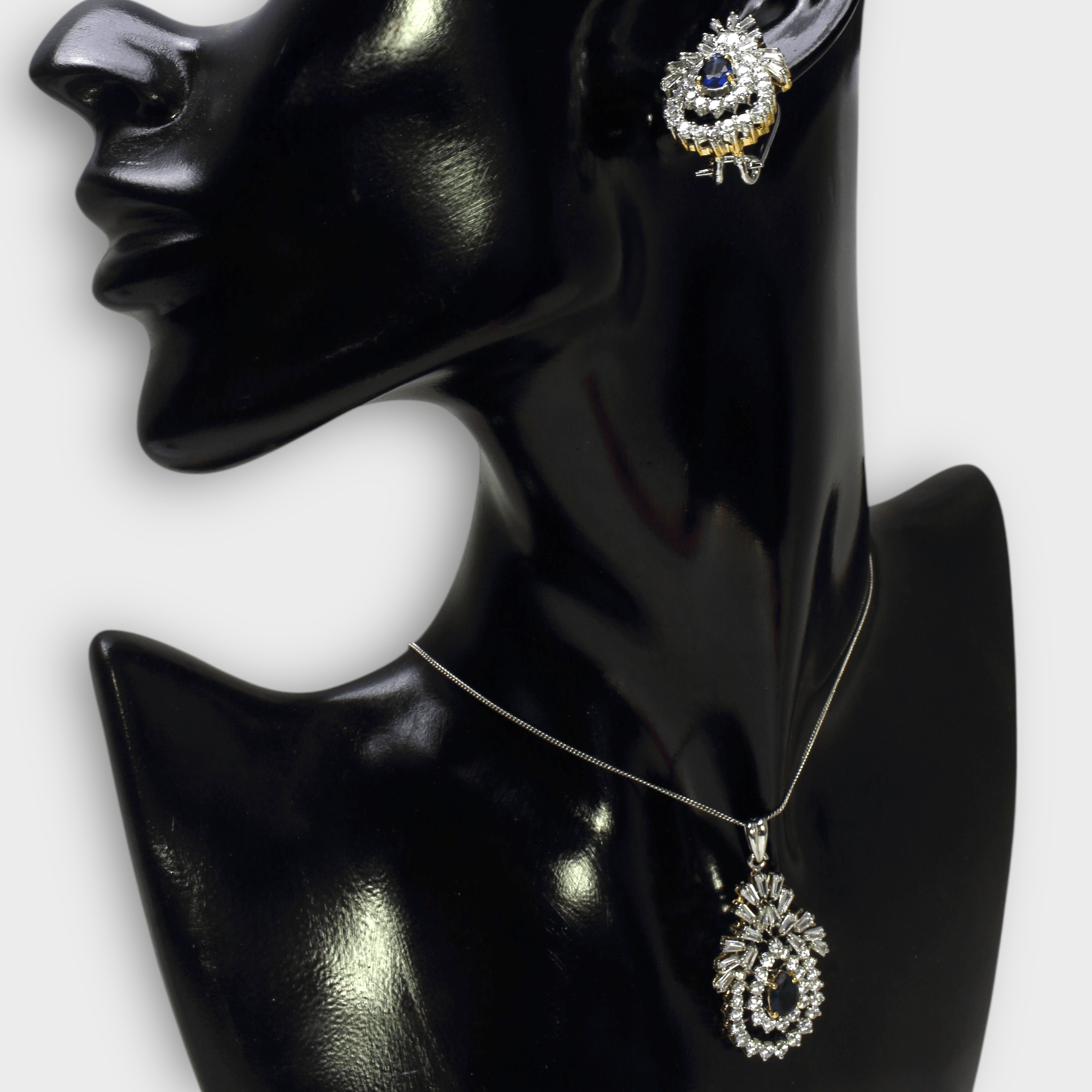 Sapphire Nova Set - Monis Anas Jewellers