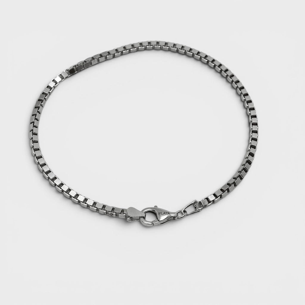 Silver Box Bracelet - Monis Anas Jewellers