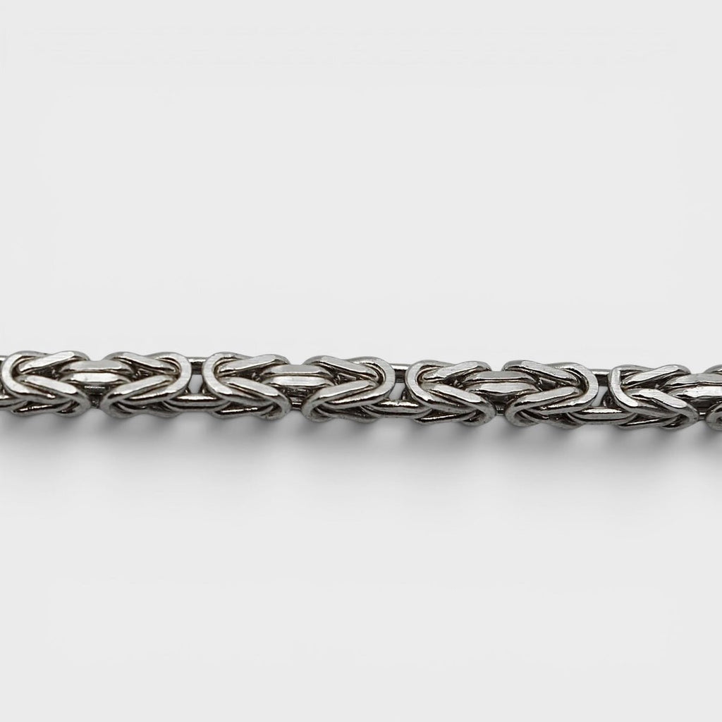 Silver Byzantine Link Bracelet - Monis Anas Jewellers