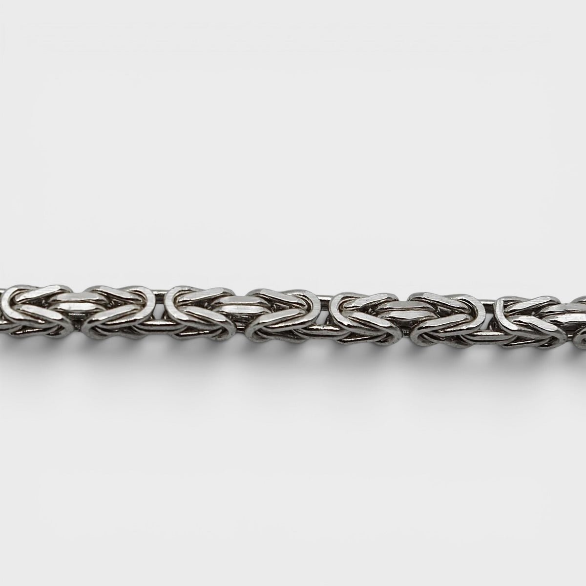Silver Byzantine Link Bracelet - Monis Anas Jewellers