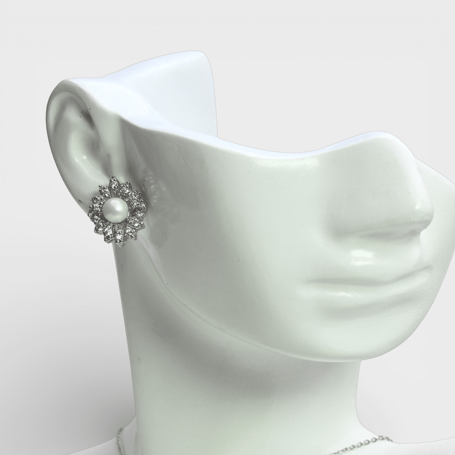 Silver Daisy Set - Monis Anas Jewellers