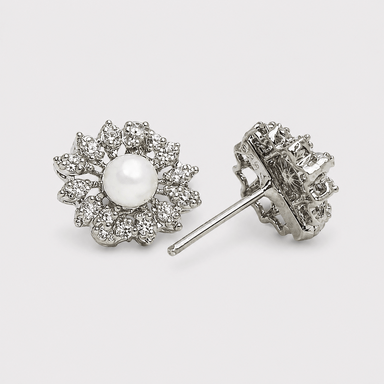 Silver Daisy Set - Monis Anas Jewellers