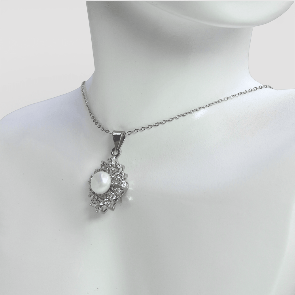 Silver Daisy Set - Monis Anas Jewellers