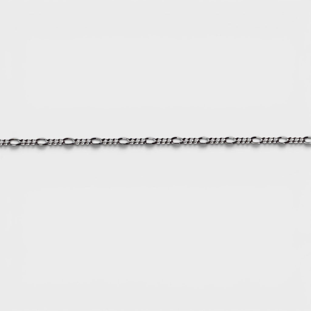 Silver Figaro Chain | 1.7mm | 925 Sterling Silver - Monis Anas Jewellers