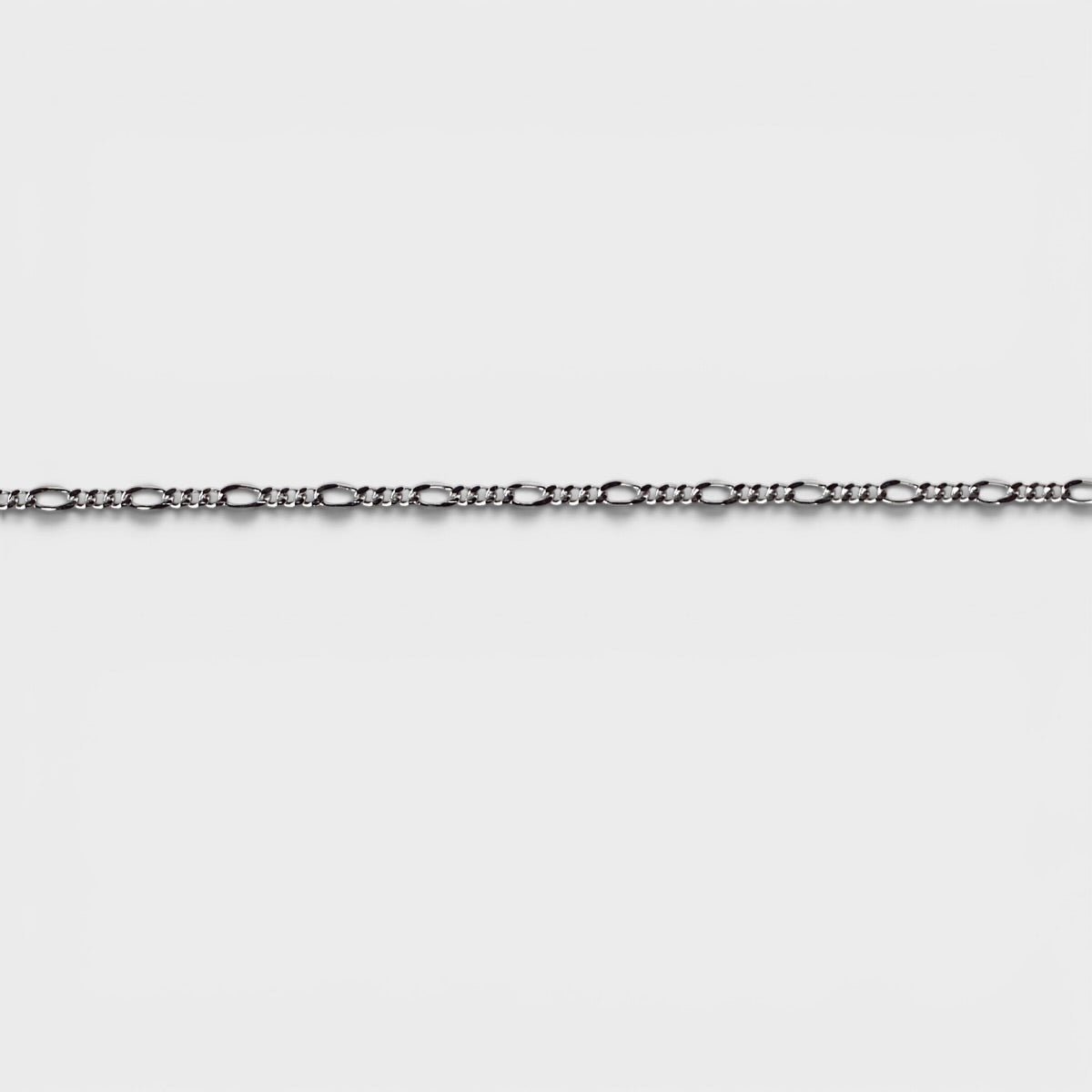 Silver Figaro Chain | 1.7mm | 925 Sterling Silver - Monis Anas Jewellers