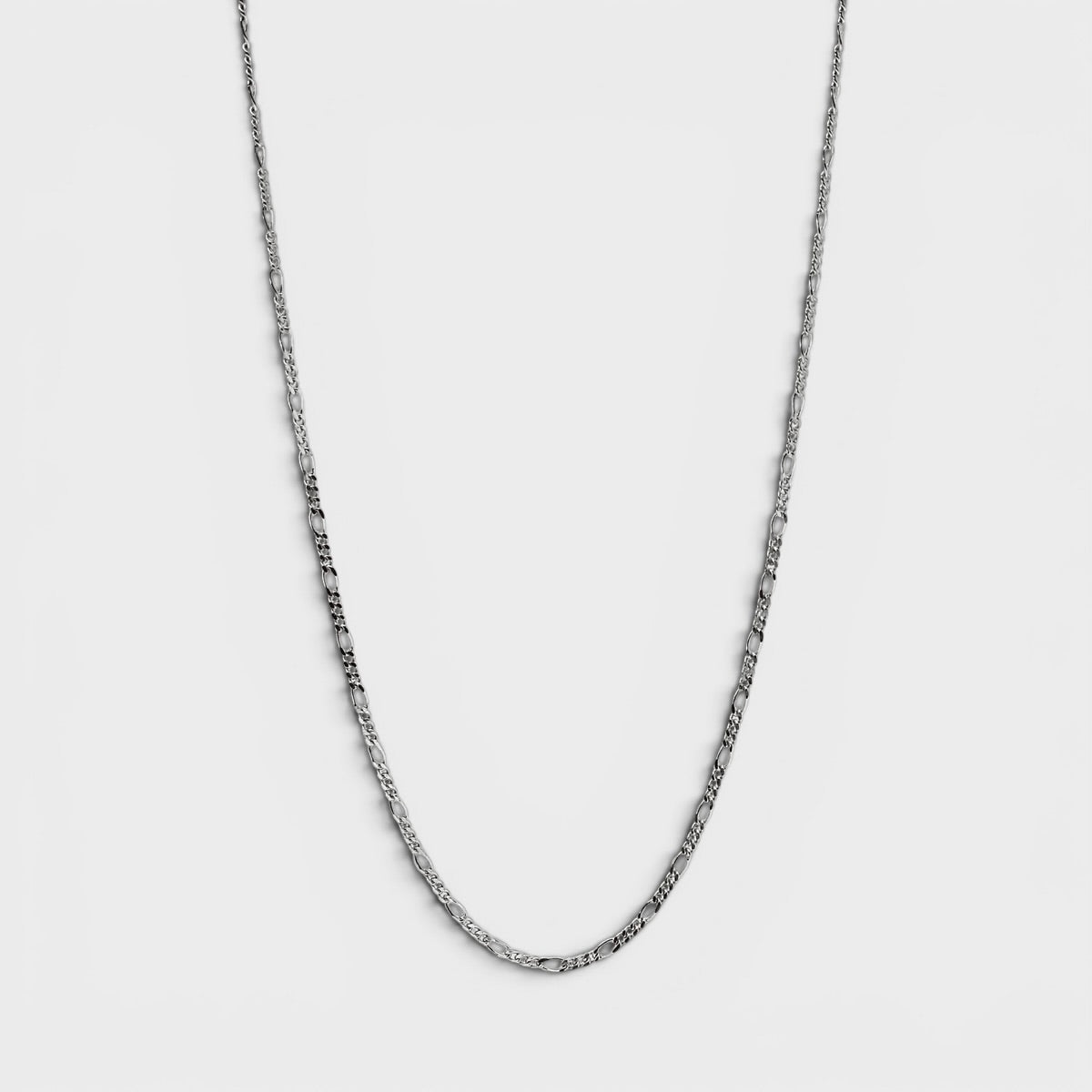 Silver Figaro Chain | 1.7mm | 925 Sterling Silver - Monis Anas Jewellers