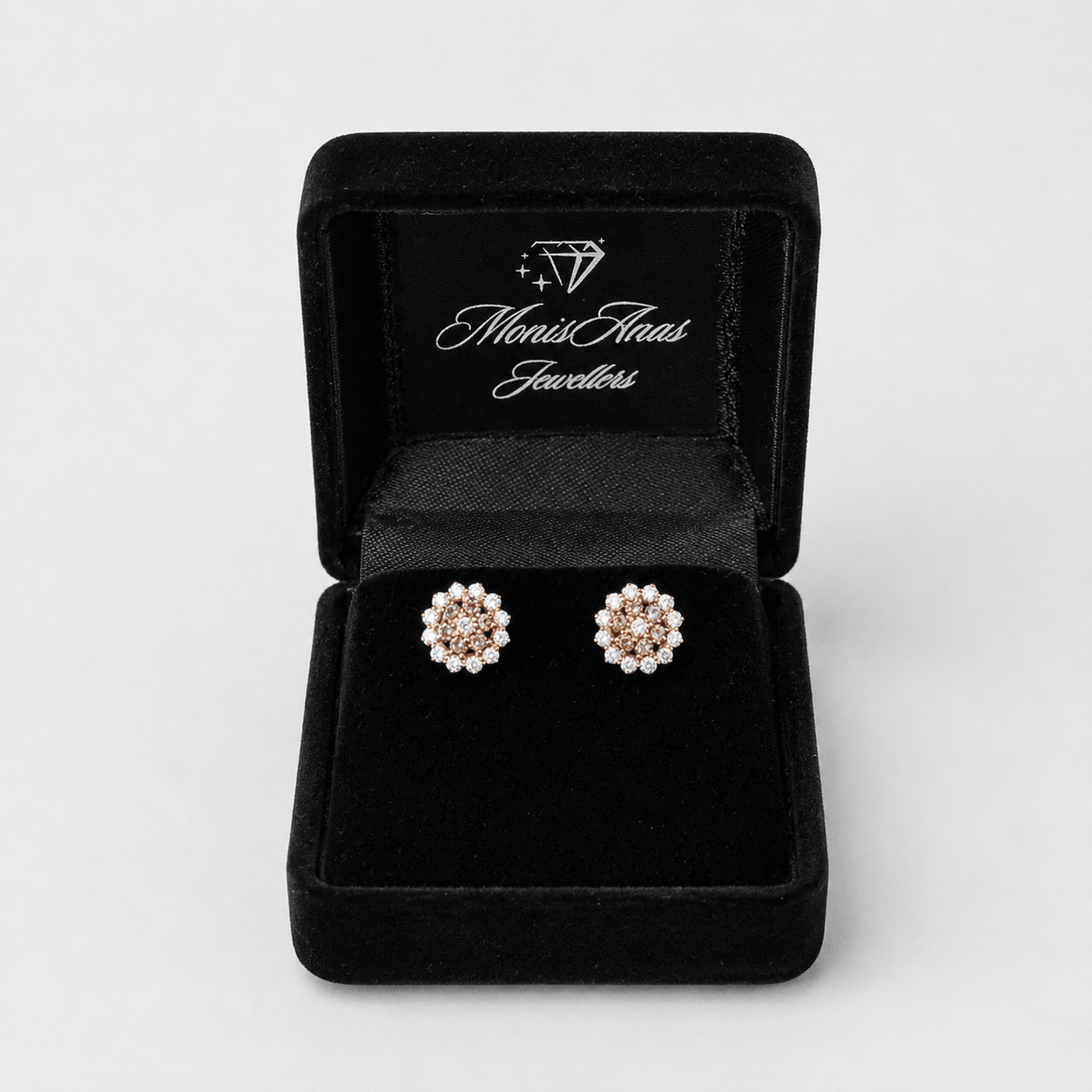 Sunlit Petal Studs - Monis Anas Jewellers