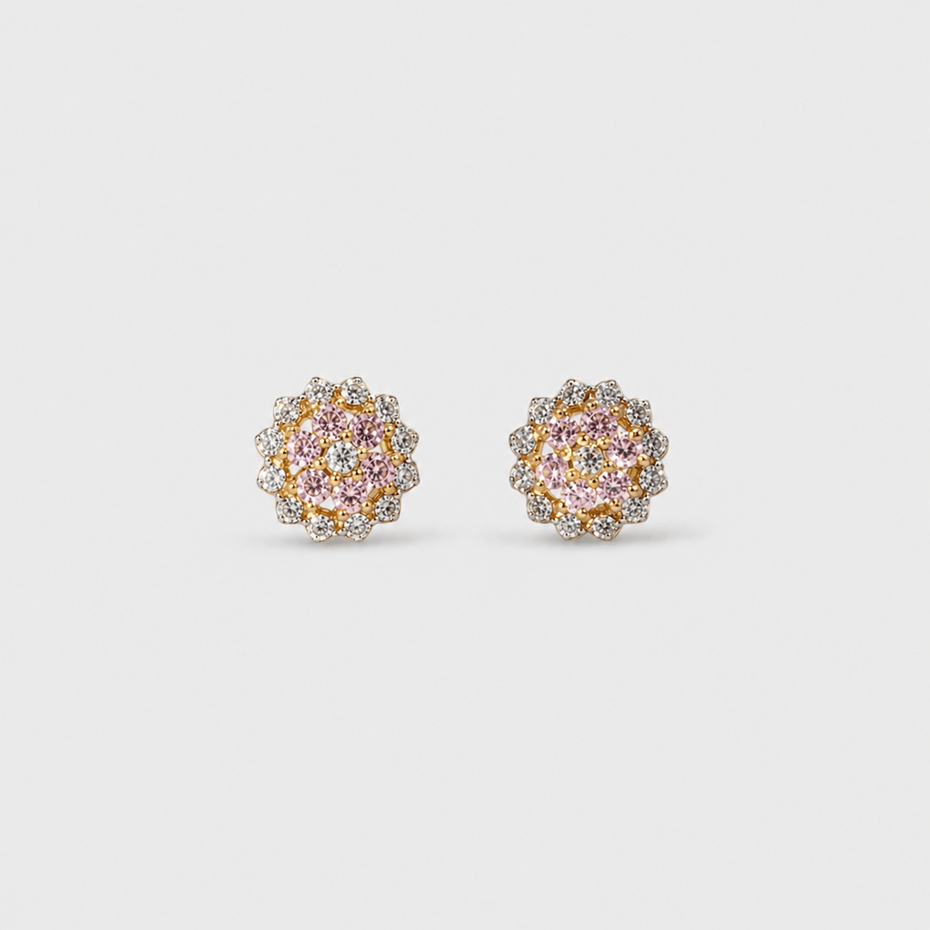 Sunlit Petal Studs - Monis Anas Jewellers