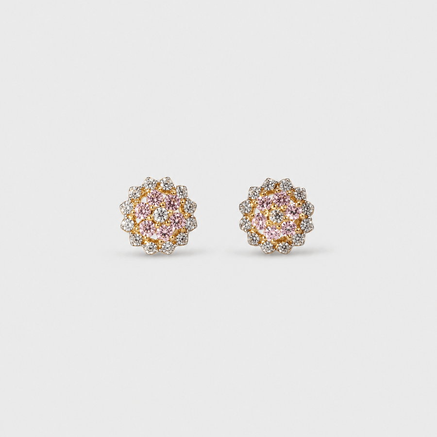 Sunlit Petal Studs - Monis Anas Jewellers
