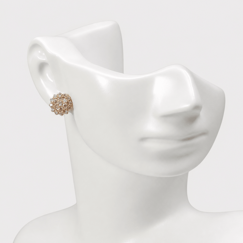 Sunlit Petal Studs (Pink) - Monis Anas Jewellers
